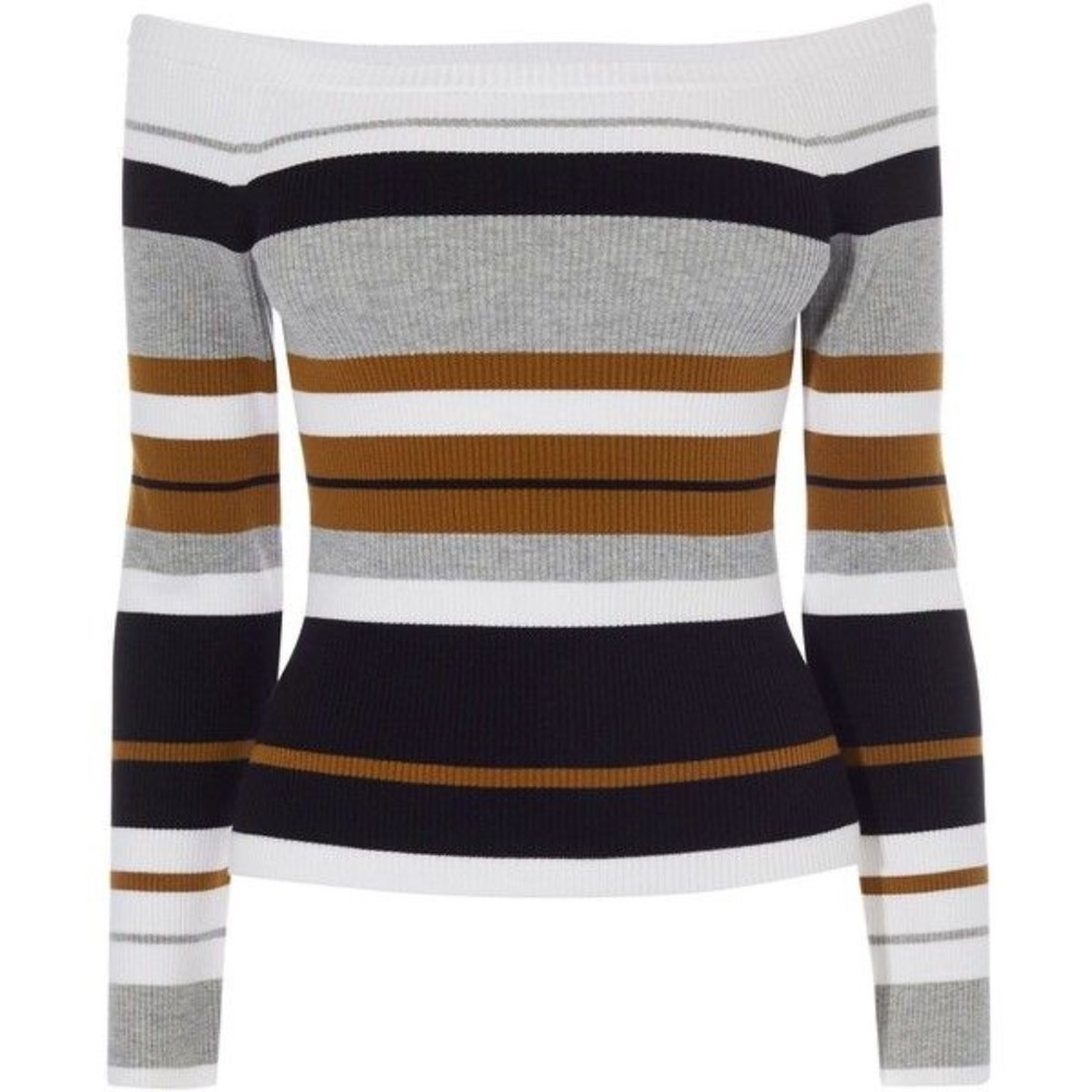 Brand New Karen Millen Striped Sweater